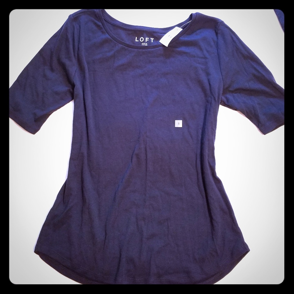 LOFT NWT 1/2 sleeve casual tee
